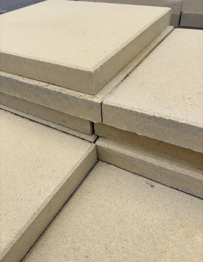 Dalle extérieur beige et gris